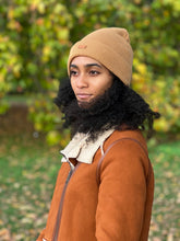 Load image into Gallery viewer, Caramel Satin Lined Beanie
